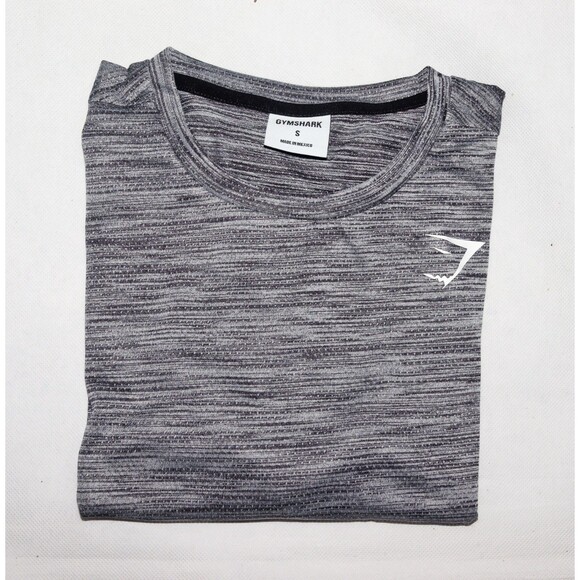 Gymshark Grey Silhouette Lt Grey Marl Arrival Men's‎ Athletic T-Shirt Size Small - Picture 4 of 8